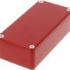Aluminum die cast enclosure, (L x W x H) 100 x 50 x 31 mm, red, IP54, 1590G2RD