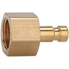 Nipple, L 19 mm, 35 bar, brass, for jacks, 107086