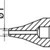 Solder nozzle, round shape, Ø 1 mm, N61-05