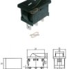 PRZEŁĄCZNIK KOŁYSKOWY 2POZYCJE 3PINY 250V/6A (CZARNY) B100