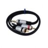 Przyłącze JACK 3.5 stereo - 2x RCA CINCH 5m