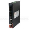 IPS-1042-FX-SS-SC-24V, Switch przemysłowy niezarządzalny, DIN, 4x 10/100 RJ-45 PoE + 2x 100 SM SC