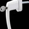 5985 Window handle with lock, white
