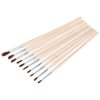 Sealey PB2 Touch-Up Paint Brush Assortment 10pc Wooden Handle