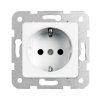 LINNERA S Gniazdo pojedyncze z uziemieniem schuko białe 90450008 VIKO PANASONIC