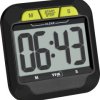 Timer TFA Dostmann Digitaler Timer und Stoppuhr mit großen Ziffern cyfrowy czarny