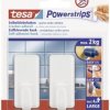 Hak samoprzylepny tesa POWERSTRIPS 58010-00044-20 2 szt.