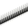 Pin header, 40 pole, pitch 2.54 mm, straight, black, 10058670