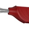 Wtyk banan 4 mm EFP24 czerwony