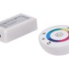Sterownik Led Rgb 3X6a Okrągły Rf Biały 12-24V Prescot