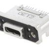 MUSBR-M5C1-M0 Gniazdo USB C THT PIN 24 proste IP67 złocony M2,5