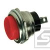 Przełącznik PBS26BR;OFF-(ON);16mm; czerwony;monostabilny;2A/250VAC