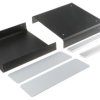 Obudowa urządzeń elektronicznych METCASE Unicase Aluminium, Czarny wysokość zew: 90 mm 250 mm 260 mm IP40