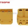 Złącze XT60-PW - wtyk + gniazdo kątowe - kompletne