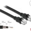 80113 Network cable RJ45 Cat.6A F/UTP with inner metal sheath 1 m