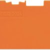 End/Intermediate plate for terminal block, 2004-1292