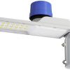 Sygonix SY-5972858 Lampa uliczna LED EEK: C (A - G) SMD LED LED wbudowany na stałe 30 W szary
