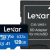 Karta pamięci Lexar micro SDXC 128 GB Blue High-Performance