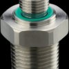Screw-in adapter, 800 bar/80 MPa, G 1/4, 1/2" NPT for pressure sensors, E30133