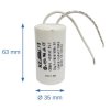 7.5µF 450V 1-phase Electric Motor Capacitor