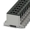 Kostka zaciskowa na szynie DIN Phoenix Contact poziomy: Pojedynczy 1/0AWGŚruba UBAL 50 BK 145A 1 kV