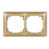 Deco Ramka Uniwersalna Podwójna Z Tworzywa Deco Soft Złoty 29Drso-2
