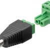 Kostka zaciskowa 2-pinowa Wtyk DC (5,50 x 2,10 mm)...