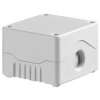 Evatron DE01S-A-GG-0 IP67 ABS Enclosure 2x M20 Grey Base Grey Top 80x73x53mm