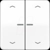 BTCD17102PWW Bluetooth pushbutton, dual, alpine white, arrow symbols