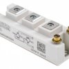 Semikron Danfoss Moduł IGBT SKM100GB125DN Ic 100 A Uce 1200 V Podwójny półmostek 2 SEMITRANS kanał: Typ N 7-pinowy Panel