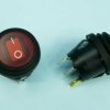 SMRS-101-5L 1A/250V 3-PIN PODŚ.LED RED