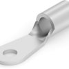 Uninsulated ring cable lug, 10.5-16.8 mm², AWG 6, 5 mm, metal, 321298