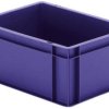 LA-KA-PE 204036 Pojemnik do sztaplowania Transport-Stapelkasten TK 400/175-0, blau aus Polypropylen (VPE 4 Stück) nadaje