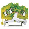 Blok zaciskowy WAGO 280-637-1 poziomy: 4 280 Żółty, Zielony 600V 2.5mm² Zacisk klatkowy