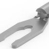 Uninsulated forked cable lug, 0.3-1.42 mm², AWG 22 to 16, 4.17 mm, M4, 52710-1