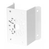 Uchwyt narożny do kamer 184x195x113mm biały