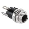 Gniazdo DC 5.5x2.1mm na obudowę, metalowe