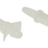 RS PRO Podkładka dystansowa płytek PCB 22.2 mm Nylon 66 Zatrzaskowy dystans otwór w PCB: 4.75 mm