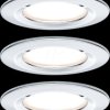 93499 Nova Coin flush mounted fixture, 3x 6 W, 2700 K, round, dimmable