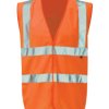 Hi Viz Waistcoat Flame Resistant Finish