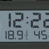 60.2045.10 Digital mini alarm clock with temperature and humidity