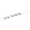 Paulmann 94133 MacII Cable Kit GU5.3 LED 50W Chrome Matt Ceiling/Wall Mount