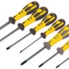 VDE screwdriver kit, PH0, PH1, PH2, 3 mm, 4 mm, 5.5 mm, 6.5 mm, Phillips/slotted, T49162D