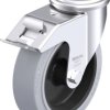 Blickle 847571 LER-POEV 125G-FI-SG Rolka obrotowa z blachy stalowej Średnica koła: 125 mm Maksymalne obciążenie: 150 kg