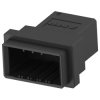 Plug housing, 8 pole, pitch 3.81 mm, straight, black, 178964-4