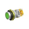 Przełącznik LAS0-B1Y-11G/220V szer.22mm. zielony podświetlany monostab.