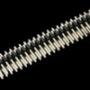 Pin header, 20 pole, pitch 2.54 mm, straight, black, 10120168