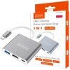 Adapter Przejściówka ZENWIRE 3w1 MHL HUB USB C HDMI 4K BYL-2008N
