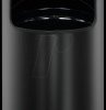333201 Waste container with ashtray, 17 l, round, fire protection, blac