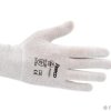 Rękawiczki ESD bez warstwy antypoślizgowej, szare, rozmiar S